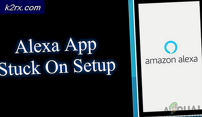 Hvordan fikse Alexa App fast på oppsettet