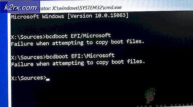 Sådan løses fejl, når du forsøger at kopiere boot-filer