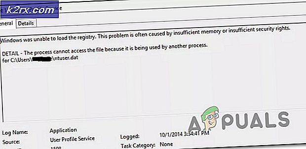 Sådan løses 'Windows kunne ikke indlæse registreringsdatabasen' Fejl