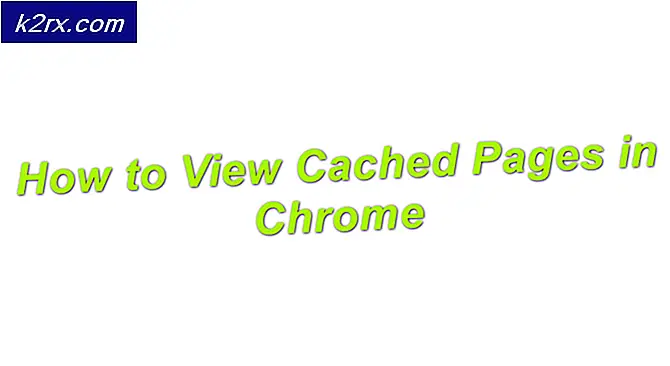 Sådan vises cachelagrede sider i Chrome