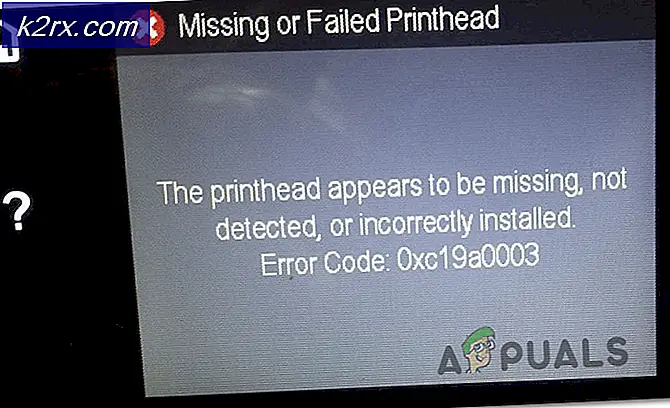 Sådan løses HP printerfejlkode 0XC19A0003?