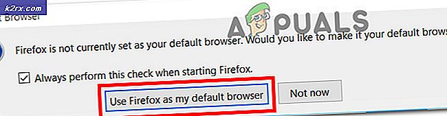 Düzeltme: Firefox, Windows 10'da Varsayılan Tarayıcı Olarak Ayarlanamıyor