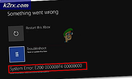 Wie behebe ich den Systemfehler E200 auf Xbox One?
