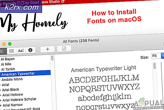 Sådan installeres skrifttyper på macOS