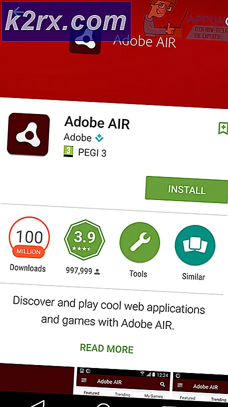 Løst: Dessverre har Adobe Air stoppet på Android