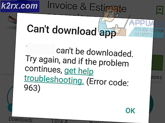 SOLVED: Google Play Store-fout 963