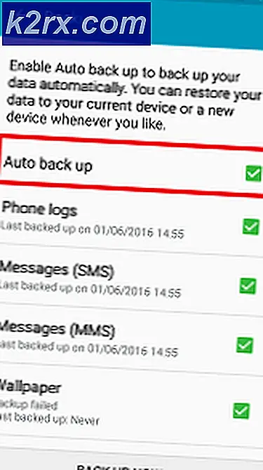 Backup Data fra en Samsung-konto til en Samsung-konto