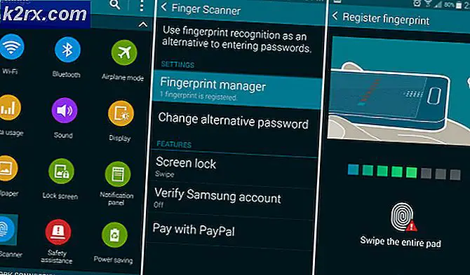 Fixa glömt alternativt fingeravtryckslösenord på Galaxy S5