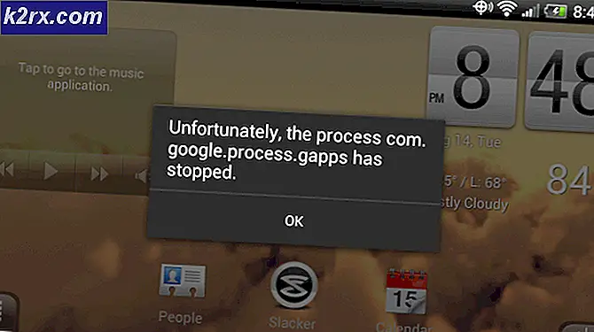 Cách khắc phục lỗi 'com.google.process.gapps' đã ngừng