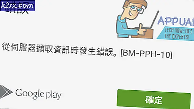 Løst: Google Play-fejl BM-PPH-10