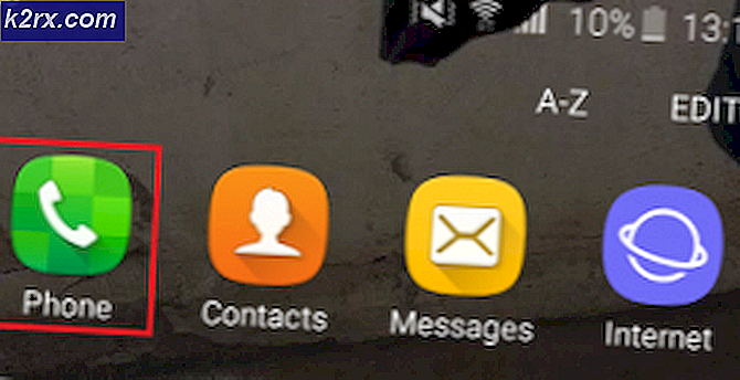 Sådan konfigureres voicemail på Galaxy S6