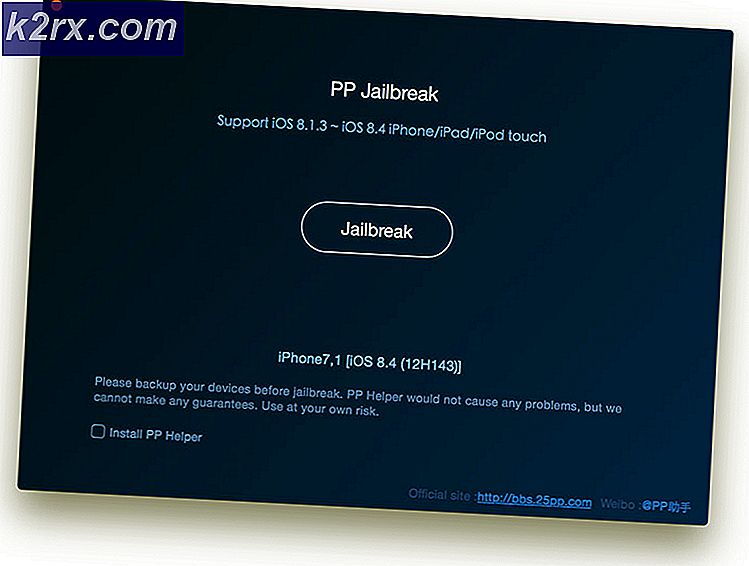 Jailbreak iOS 8.4 / 8.3 / 8.2 en 8.1.3 met behulp van PP Jailbreak