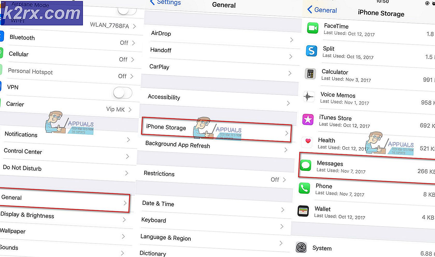 Documenten en gegevens van uw iPhone verwijderen op iOS 11