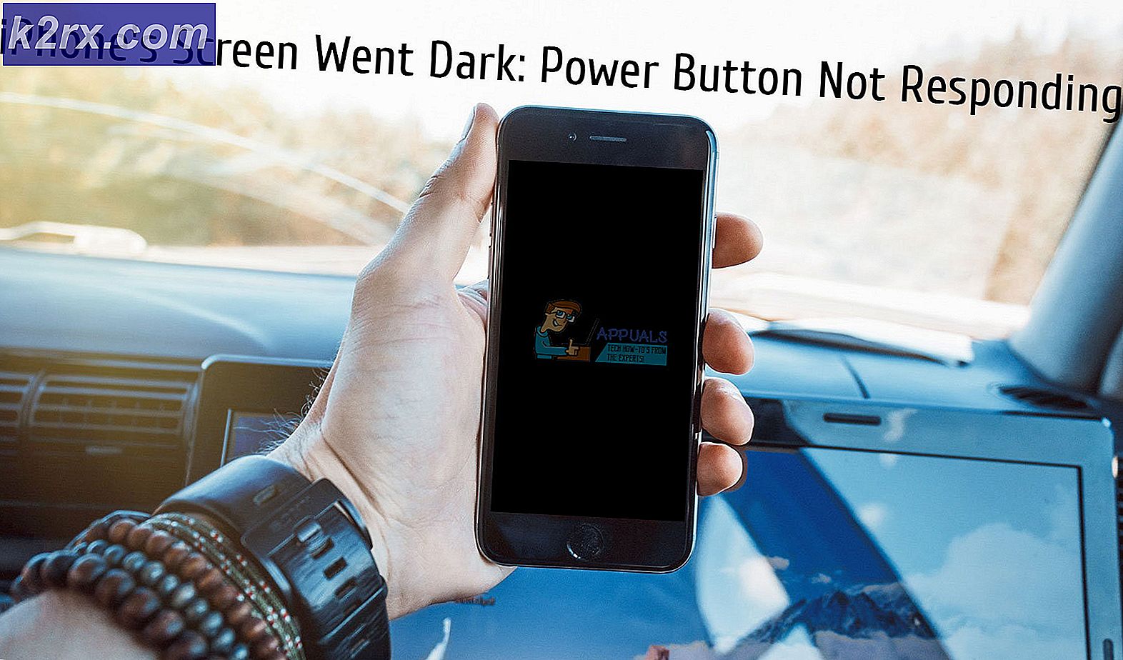 Fix: iPhone Screen Black 'Power Button vil ikke fungere'