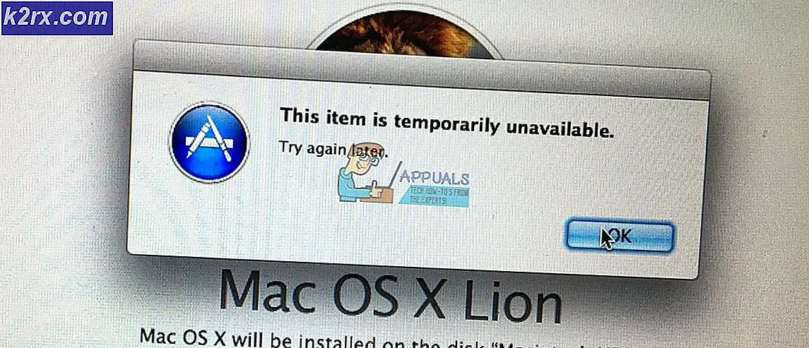 Sådan repareres denne vare midlertidigt ikke tilgængelig efter geninstalleringen af ​​din MacOS eller OS X