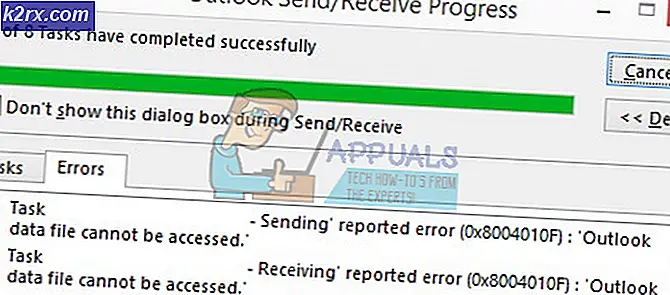 Cara Memperbaiki Outlook 2010/2013 Mengirim Laporan Kesalahan 0x8004010F