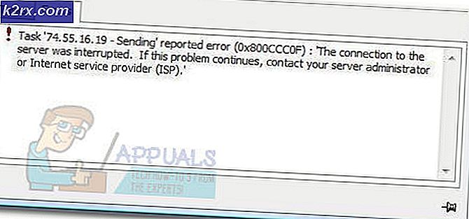 แก้ไข: Windows Live Mail Error ID 0x800ccc0f