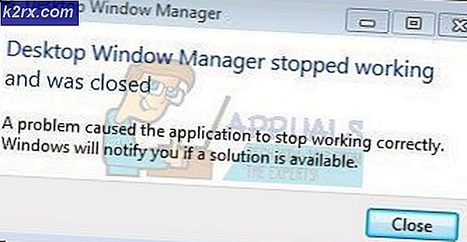Fix: Der Desktop Window Manager funktionierte nicht mehr und wurde geschlossen