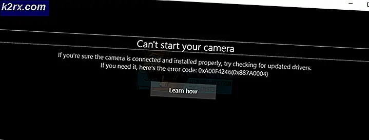 Sådan repareres Windows 10 Kan ikke starte din kamerafejl 0xA00F4246 (0x887A0004)