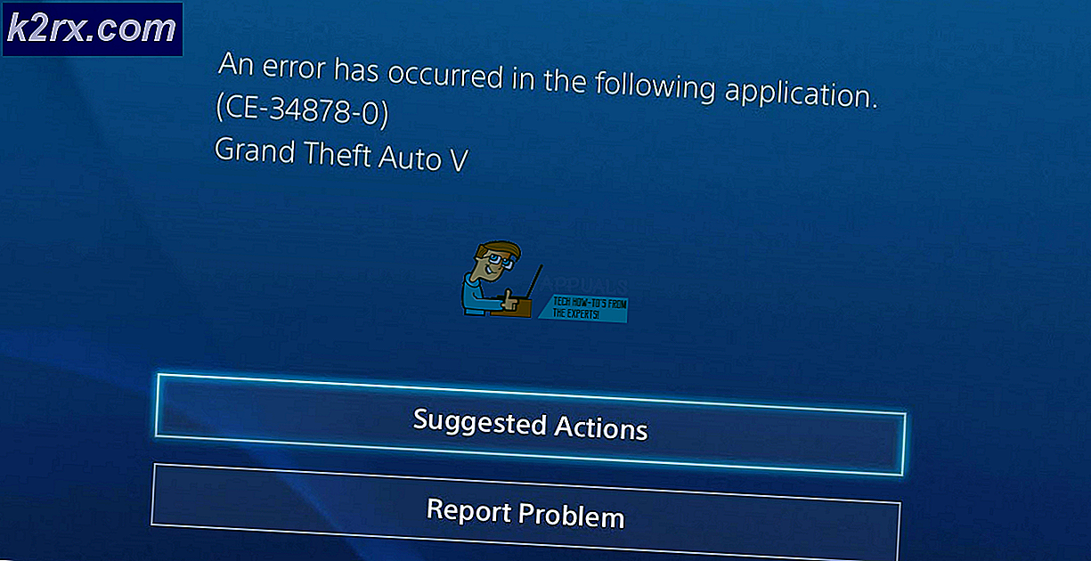 Perbaiki: PlayStation 4 Kode Kesalahan CE-34878-0