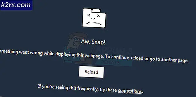 FIX: Aw, Snap!  Fout in Google Chrome