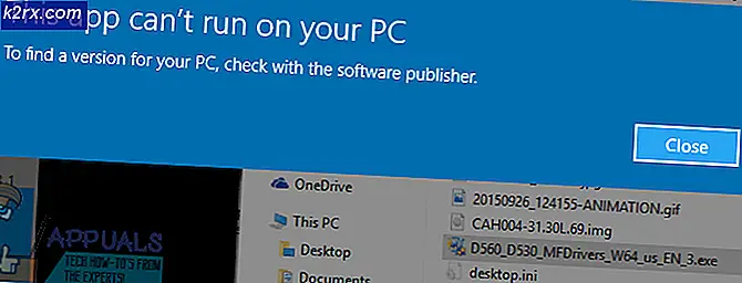 Fix: Denne app kan ikke køre på din pc-fejlmeddelelse på Windows 10
