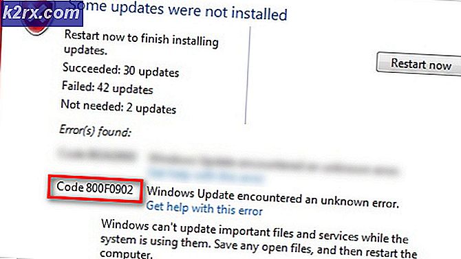 Løsning: Windows Update Error 800f0902