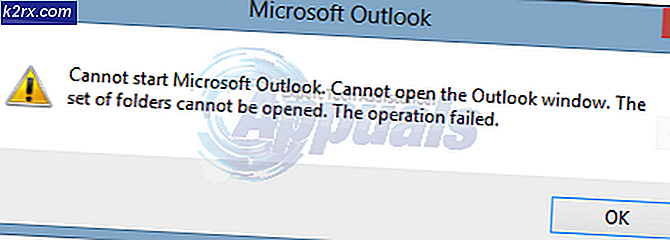 Løsning: Outlook-fejl Sættet af mapper kan ikke åbnes