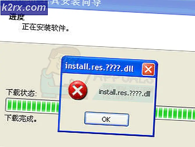 Sådan repareres install.res DLL-fejl ved installation af programmer og programmer