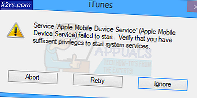 FIX: Apple Mobile Device mislykkedes at starte
