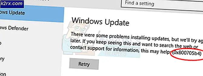 PERBAIKI: Pembaruan Windows Kesalahan 0x800705b4