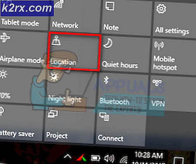Oplossing: uw locatie is momenteel in gebruik Windows 10