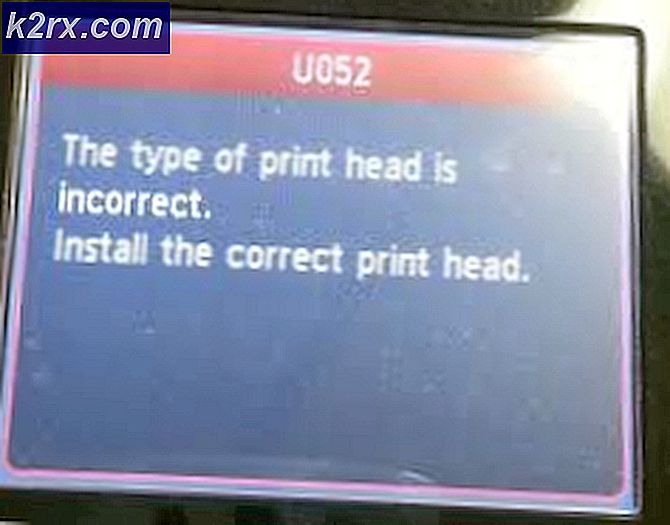 Stapsgewijze handleiding voor het oplossen van problemen U052 Dit type printkop is niet correct.