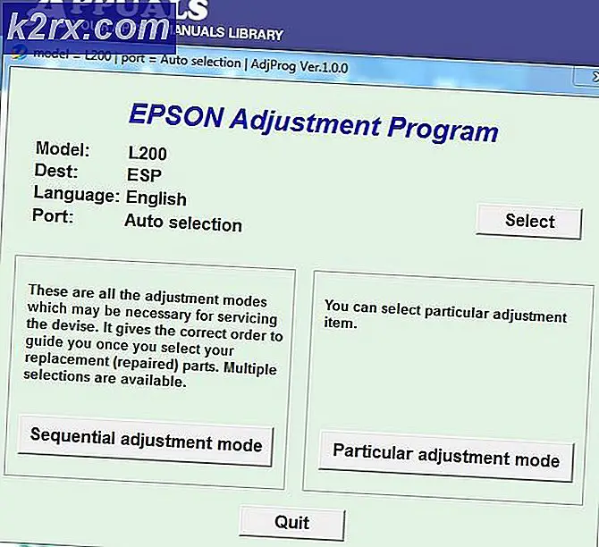 Trin for trin guide til nulstil Epson L200 Counter og Ink Pad fejl