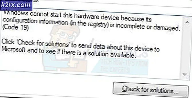 Fix: DVD / CD ROM Code 19 Fout op Windows 10