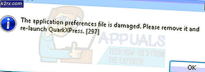 FIX: Het bestand met toepassingsvoorkeuren is beschadigd.  Verwijder het en start QuarkXpress opnieuw