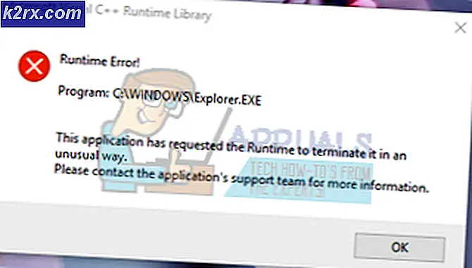 Perbaiki: Microsoft Visual C ++ Runtime Library Error Di Windows 10