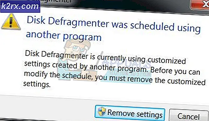 Fix: Disk Defragmenter Dijadwalkan menggunakan Program Lain