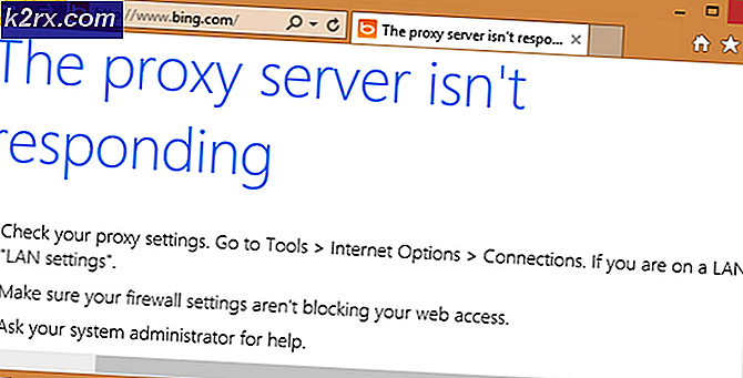 FIX: de proxyserver reageert niet
