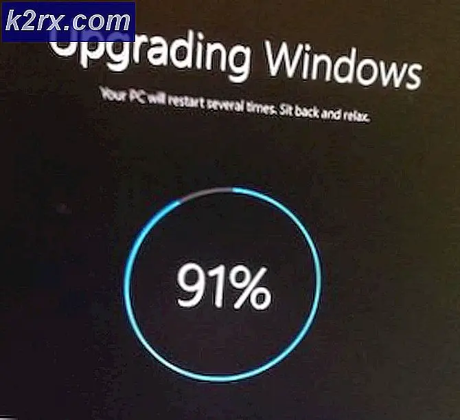 Fix: Windows 10 opgradering fast ved 91%