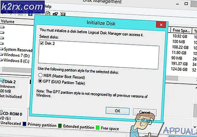 Fix: u moet een schijf initialiseren voordat Logical Disk Manager toegang heeft