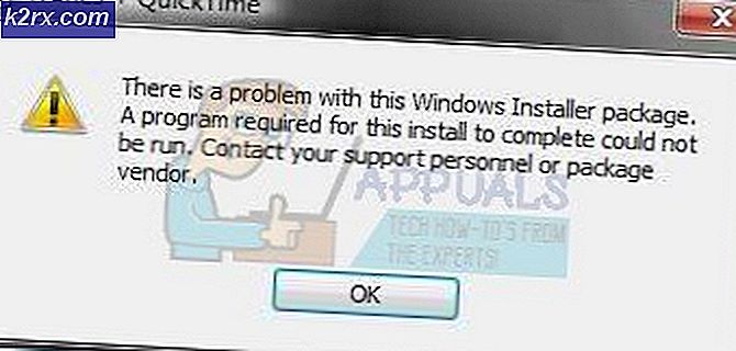 Fix: iTunes 'gibt es ein Problem mit diesem Windows-Installer-Paket'