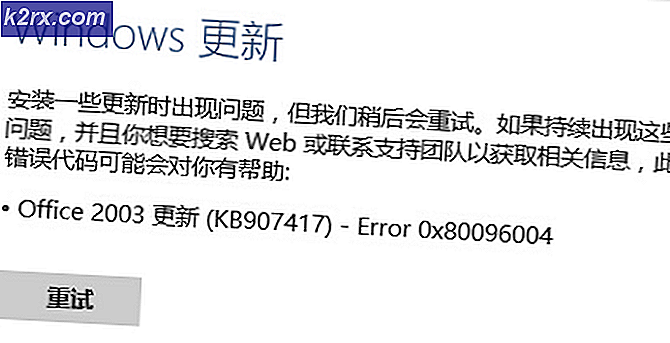FIX: Office 2003 Update Error 0x80096004 (KB907417)