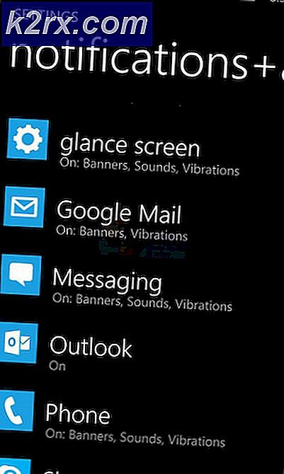 Fix: E-Mail-Benachrichtigung funktionierte nicht unter Windows 10 Mobile