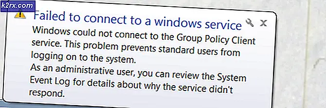 Fix: Gagal terhubung ke layanan Windows