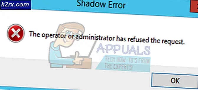 Perbaiki: Operator atau administrator menolak permintaan (Kesalahan 0x800710E0)