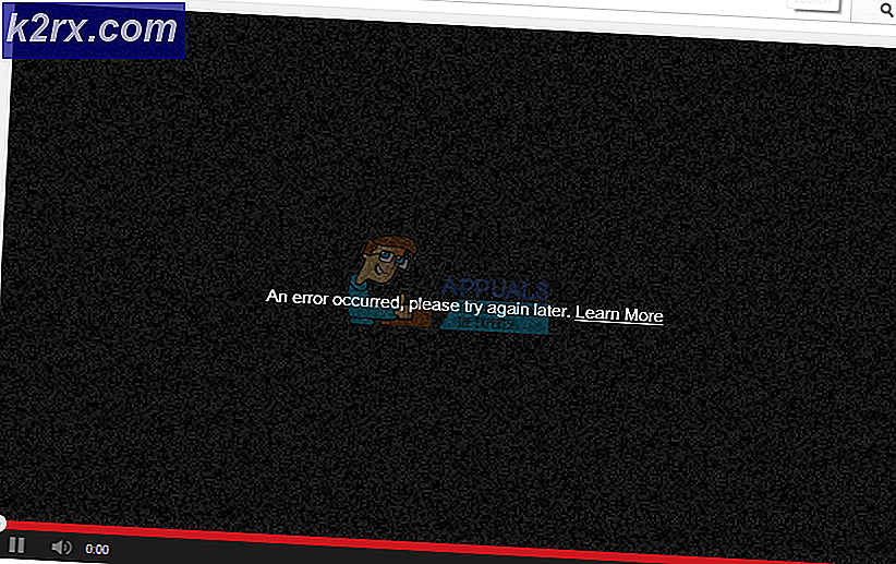 Fix: Ein Fehler ist aufgetreten, bitte versuchen Sie es später erneut "YouTube"