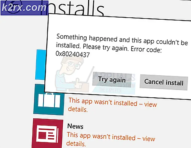 Sådan repareres Windows 10 Store Fejlkode 0x80240437
