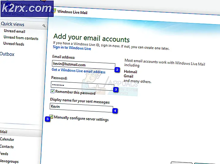 Oplossing: Windows Live Mail Server Fout 3202 '0x8DE00005'