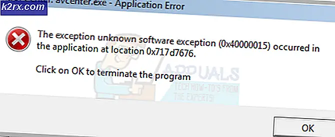 Fix: Unbekannte Software-Ausnahme (0x40000015) ist in der Anwendung aufgetreten